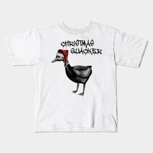 Christmas Quacker Kids T-Shirt